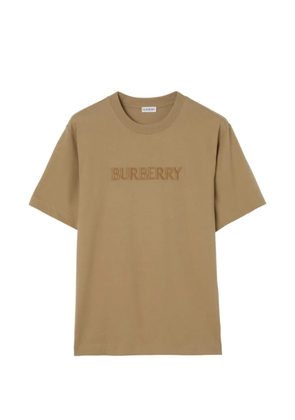 Burberry logo detail cotton t-shirt - Neutrals