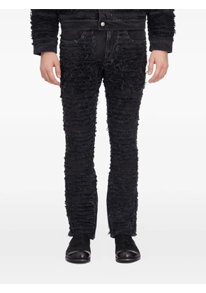 1017 ALYX 9SM distressed zip-ankle jeans - Black