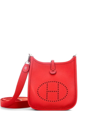 Hermès Pre-Owned Evelyne Bag Gen III Clemence TPM crossbody bag - Red