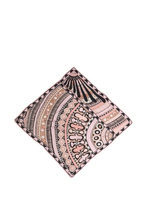 PUCCI Soleil print wool and silk pashmina - Pink