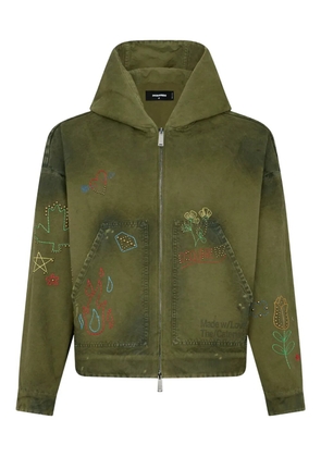 DSQUARED2 hooded jacket - Green