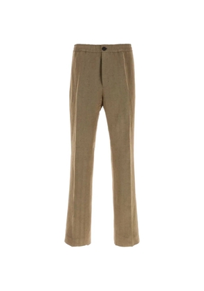 Ferragamo button trousers - Neutrals
