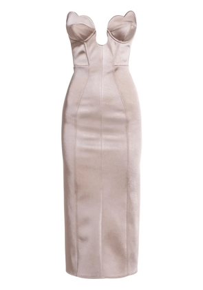 Maria Lucia Hohan Nemy midi dress - Neutrals