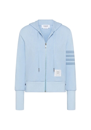 Thom Browne 4-bar loopback hoodie - Blue