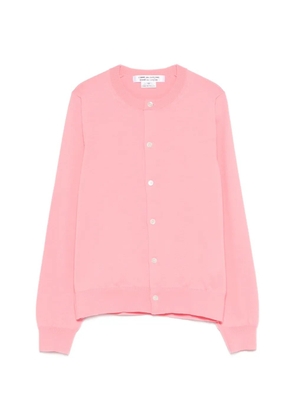 Comme Des Garçons button-up knitwear - Pink