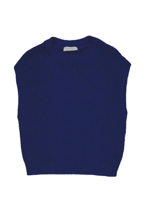 Zanone knitted round-neck knitwear - Blue