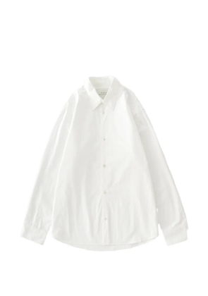 Studio Nicholson soft collar cotton shirt - White