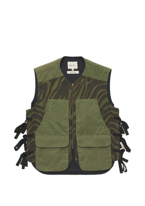 Nicholas Daley zip wavy jacket - Green