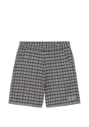 Carhartt WIP Kander checked shorts - Black