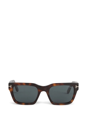 TOM FORD rectangle frame sunglasses - Brown