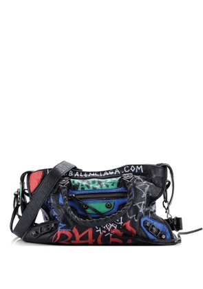 Balenciaga Pre-Owned City Graffiti Classic Studs Bag Leather Small satchel - Black