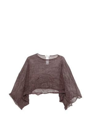 Antonelli textured top - Brown