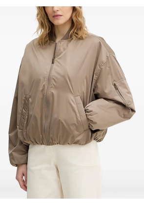 GUESS USA zipped bomber jacket - Brown