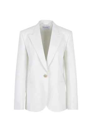 Givenchy button wool blazer - White