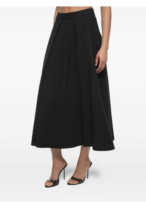 ANOUKI pleated midi skirt - Black