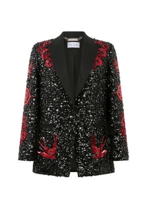 Philipp Plein sequin-embellished blazer - Black