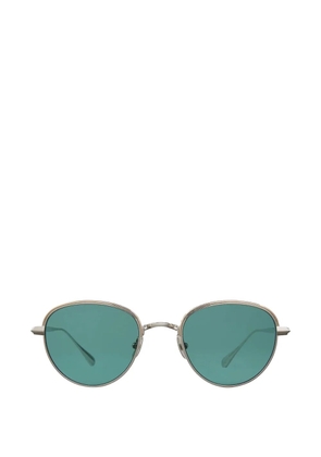 Garrett Leight Wells J geometric-frame sunglasses - Silver