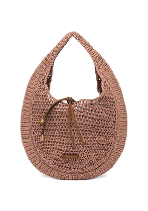 GIANNI CHIARINI straw tote bag - Pink
