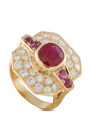 LB Exclusive ruby diamond ring - Gold