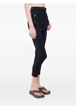 Rabanne zip-pocket capri trousers - Black