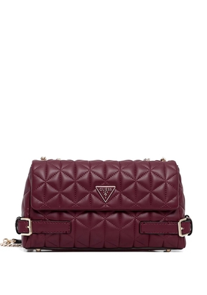 GUESS USA quilted chain cross body bag - Red