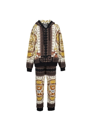 Moschino Pre-Owned all-over chain-print tracksuit - Neutrals