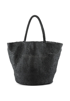 Officine Creative Susan 012 woven leather tote bag - Black