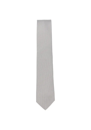 Errico Formicola patterned tie - Grey