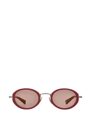 Garrett Leight Alper oval-frame sunglasses - Red