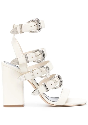Paris Texas Tessa Western 115mm sandals - White