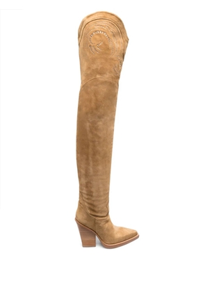 Paris Texas Dakota over-the-knee boots - Neutrals