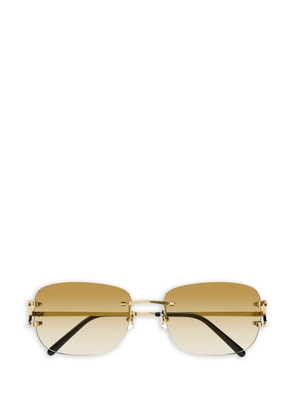 Cartier Eyewear square-shape sunglasses - Gold
