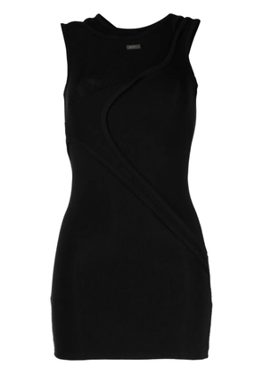 HELIOT EMIL cut-out detailing ribbed-knit dress - Black