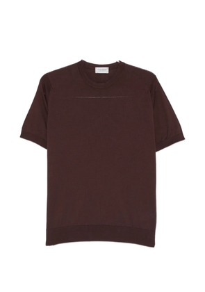 John Smedley short-sleeve T-shirt - Brown