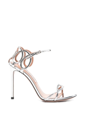 Aquazzura Hula cutout-strap sandals - Silver