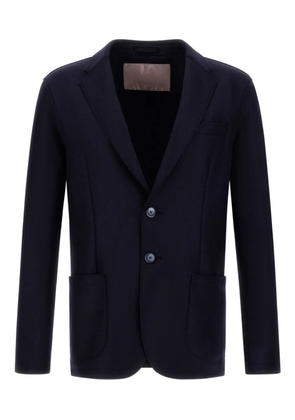 Herno single-breasted patch-pocket blazer - Blue