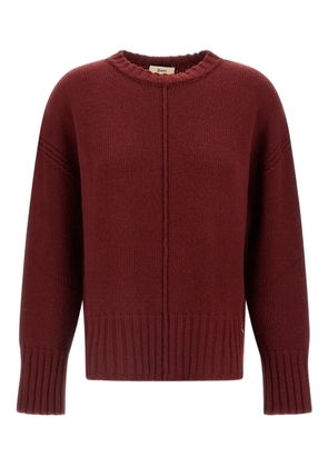 Herno crew-neck wool sweater - Red