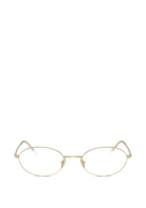 Giorgio Armani oval-frame glasses - Gold