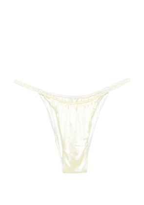 Isa Boulder twist strap bikini bottom - Neutrals