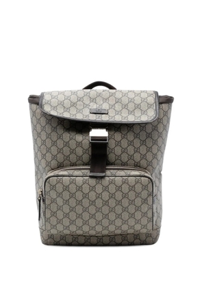Gucci Pre-Owned 2016-2025 GG Supreme backpack - Neutrals