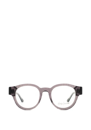 Yohji Yamamoto round-frame glasses - Grey