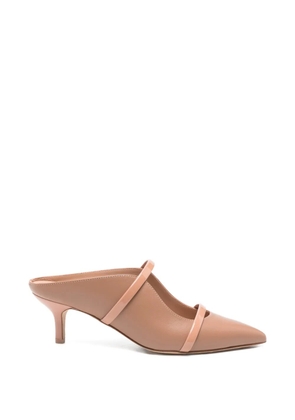 Malone Souliers Maureen pointed straps mules - Neutrals
