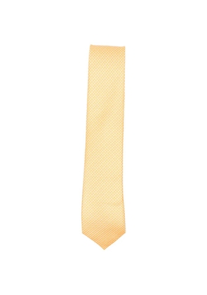 Errico Formicola patterned tie - Orange