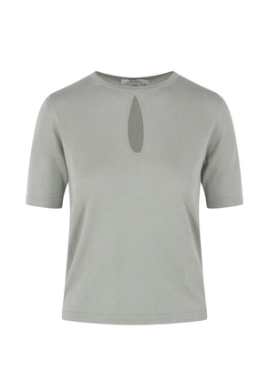 Max Mara fine-knit T-shirt - Grey