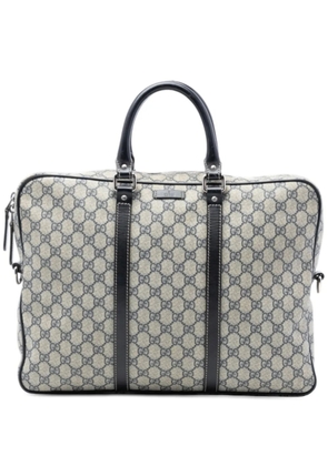 Gucci Pre-Owned 2016-2025 GG Supreme business bag - Neutrals