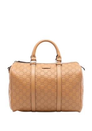 Gucci Pre-Owned 2016-2026 Medium Guccissima Joy boston bag - Neutrals