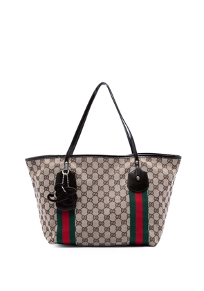 Gucci Pre-Owned 2016-2025 GG Canvas Web Jolie tote bag - Neutrals