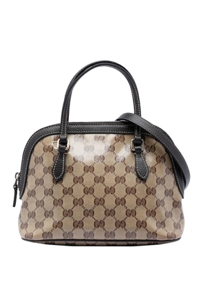 Gucci Pre-Owned 2016-2025 Mini GG Crystal Dome satchel - Neutrals