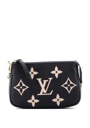 Louis Vuitton Pre-Owned Pochette Accessoires Bicolor Monogram Empreinte Giant Mini clutch bag - Black