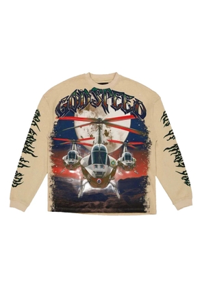 GODSPEED Air Strike graphic sweathsirt - Neutrals